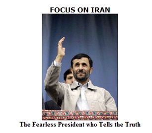 Irans president Mahmoud Ahmadinejad